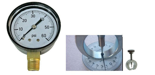 Pressure gauge calibration
