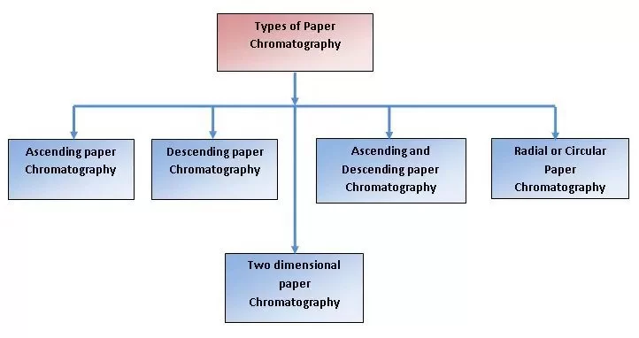 انواع کروماتوگرافی کاغذی